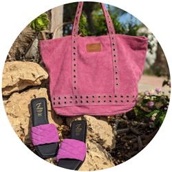 Ab.Zapatos 3420 BENEDETTO+Ab.Zapatos SHOPPER Fuxia АКЦИЯ