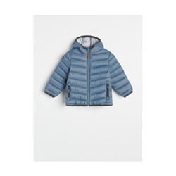 Steppjacke mit Kapuze