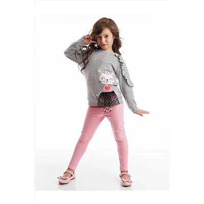 Denokids Lily Kız Triko Tunik Tayt Takım CFF-19K1-059