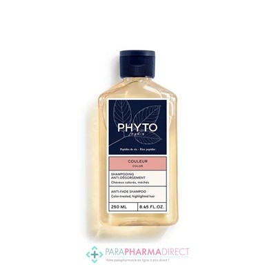 Phyto Couleur Shampooing Anti-Dégorgement - Cheveux Colorés Méchés 250ml