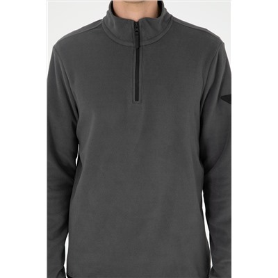 Erkek Antrasit Basic Sweatshirt