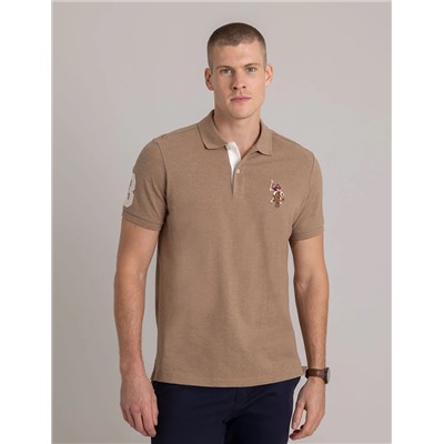 MULTI COLOR BIG LOGO POLO SHIRT