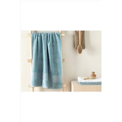 English Home Deluxe Low Twist Low Twist Banyo Havlusu 70x140 Cm Mavi 10039783