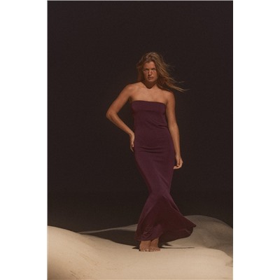 STRAPPY BACK BANDEAU DRESS