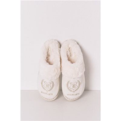 Zapatillas casa blanco Harry Potter lurex