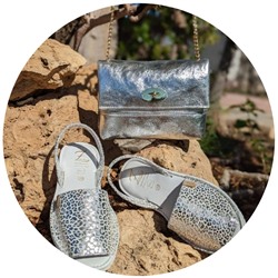 AB.Zapatos · 504-8 Guepardo plata+PELLE-007-17 plata АКЦИЯ