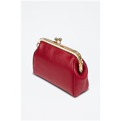 Bandolera de piel Rojo y dorado - Firenze Artegiani