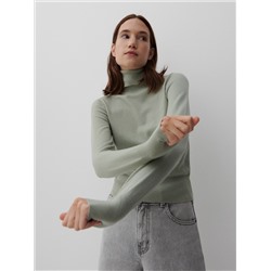 Rollkragenpullover aus Viskosemischung