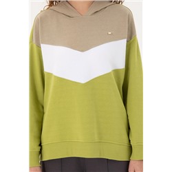 Kadın Fıstık Yeşili Kapüşonlu Sweatshirt