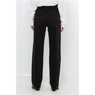 Pantalón recto Negro