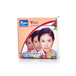 Крем  травяной выравнивающий Yoko от  акне и мелазмы 4 грамма/ Yoko akne melasma cream herbal formula 4 gr