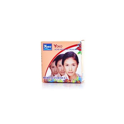Крем  травяной выравнивающий Yoko от  акне и мелазмы 4 грамма/ Yoko akne melasma cream herbal formula 4 gr