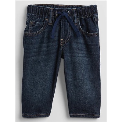 Kids Pull-On Denim Shorts With Washwell™