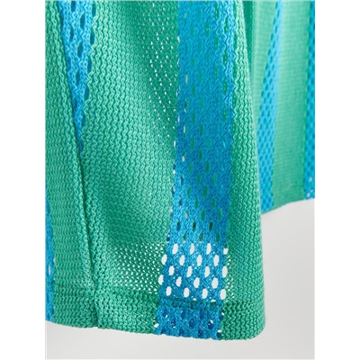 Hose mit Gürtel aus Jacquard