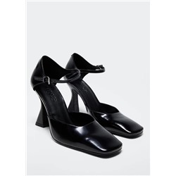 Zapato piel tacón -  Mujer | MANGO OUTLET Melilla