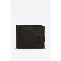 Cartera de piel Striking Negro