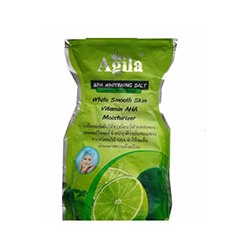 Солевая паста-скраб для тела отбеливающая с лимоном от Agila 300 мл / Agila Spa Whitening Salt Body Scrub Lemon 300ml