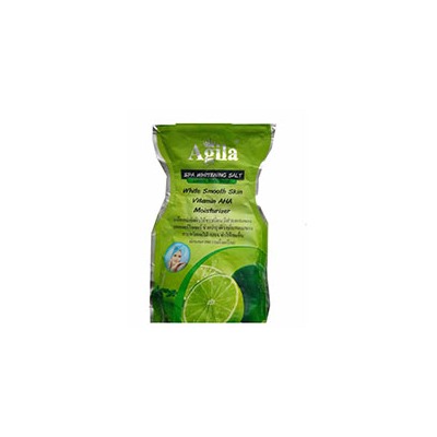 Солевая паста-скраб для тела отбеливающая с лимоном от Agila 300 мл / Agila Spa Whitening Salt Body Scrub Lemon 300ml