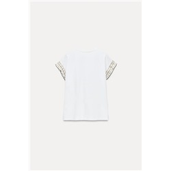 T-SHIRT EMBELLISHED WITH RHINESTONES