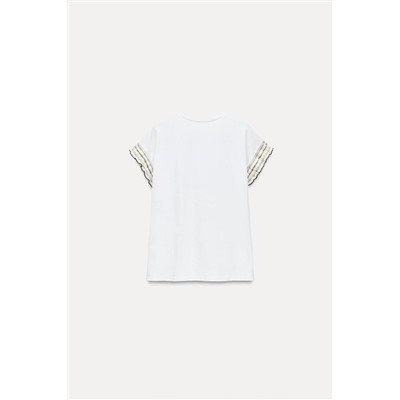T-SHIRT EMBELLISHED WITH RHINESTONES