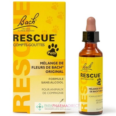 Fleurs de Bach Rescue Pets Compte-Gouttes 20ml