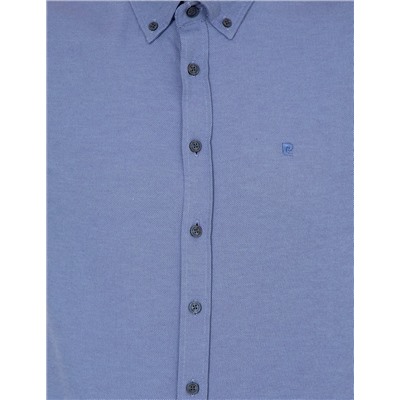 Lacivert Slim Fit Oxford Gömlek