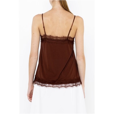 Camiseta de tirantes Marrón claro