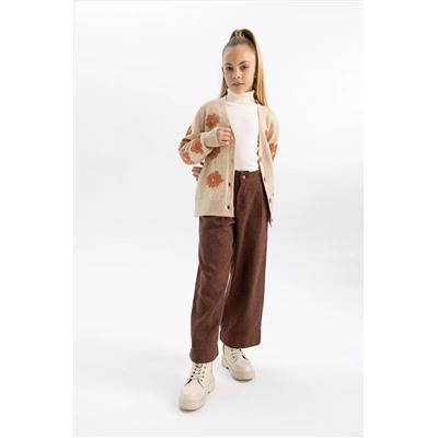 Defacto Kız Çocuk Wide Leg Oval Paça Pantolon A4870A823WN