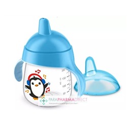 Avent Tasse Anti Fuite Bleue 12m+ 260ml