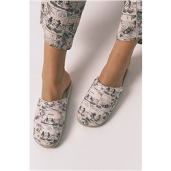Zapatillas casa blanco Mickey Mouse