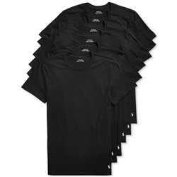 Polo Ralph Lauren Men's 5+1 Free Bonus Classic-Fit Crewneck Undershirts Pack