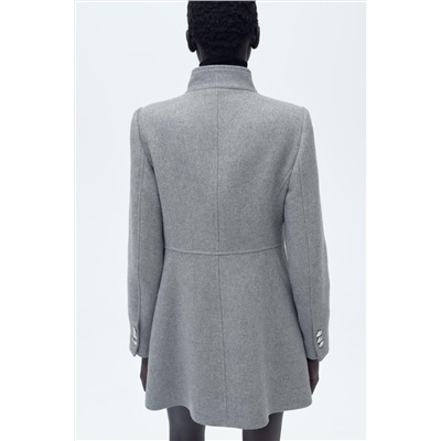 WOOL DOUBLE-BREASTED COAT