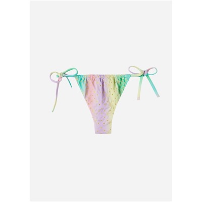 Brazilian-Bikinihose mit schmalen Bändchen Panama