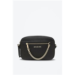 MICHAEL KORS Bandolera de piel - Negro