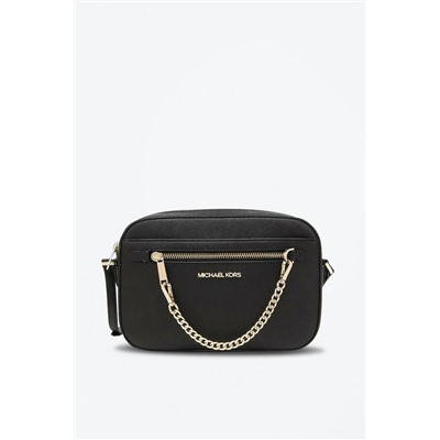 MICHAEL KORS Bandolera de piel - Negro