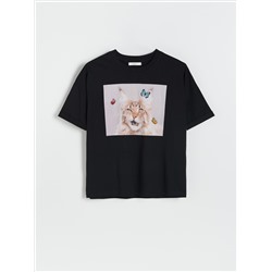 T-Shirt im Regular-Fit mit Druck