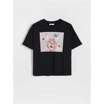 T-Shirt im Regular-Fit mit Druck