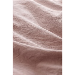 Mona Tek Kişilik Microfiber Lastikli Nevresim Takımı - Pudra