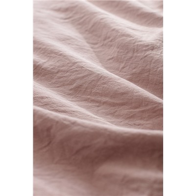 Mona Tek Kişilik Microfiber Lastikli Nevresim Takımı - Pudra