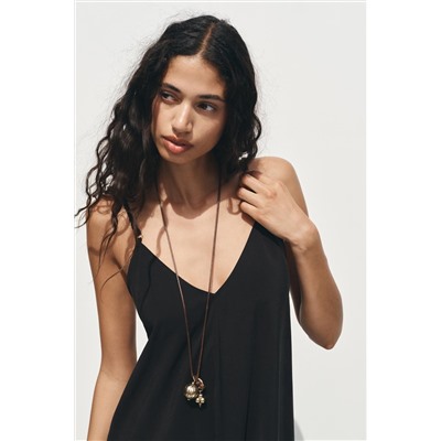 LONG STRAPPY DRESS