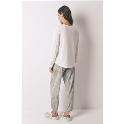Pijama largo 100% algodón Mafalda blanco
