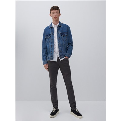 skinny Jeans in Washout-Optik