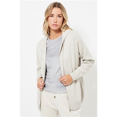 Jersey con capucha - Beige