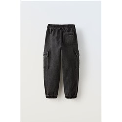 DENIM JOGGERS