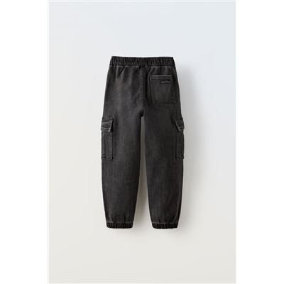 DENIM JOGGERS