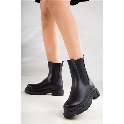 Daxtors D1850 Kadın Yanı Lastikli Ortopedik Bot & Bootie 22KDaF100000002