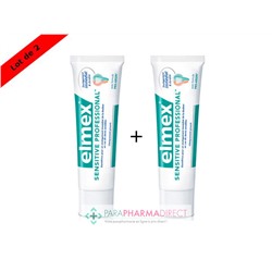 Elmex Sensitive Professional Dentifrice Dents Sensibles 2x75mlLot  × 2