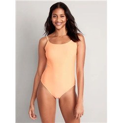 Tie-Back One-Piece Cami Swimsuit for Women