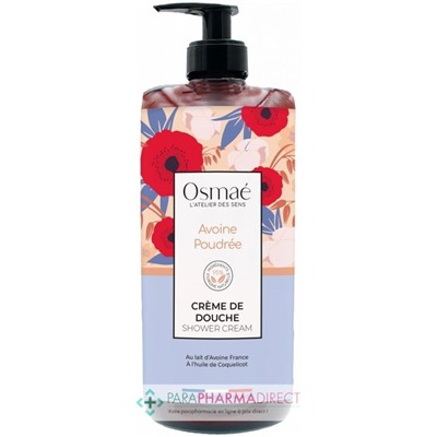 Osmaé Avoine Poudrée - Crème de Douche 1 Litre