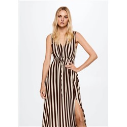 Vestido fluido estampado -  Mujer | MANGO OUTLET España